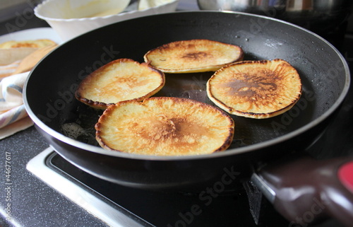 Preparation of pancakes