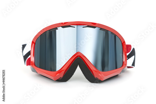 Ski Goggles isolated on white