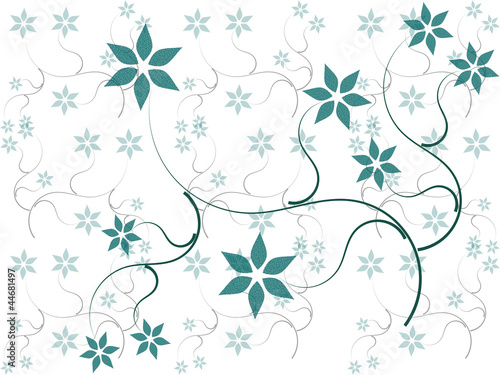 Floral fabric design