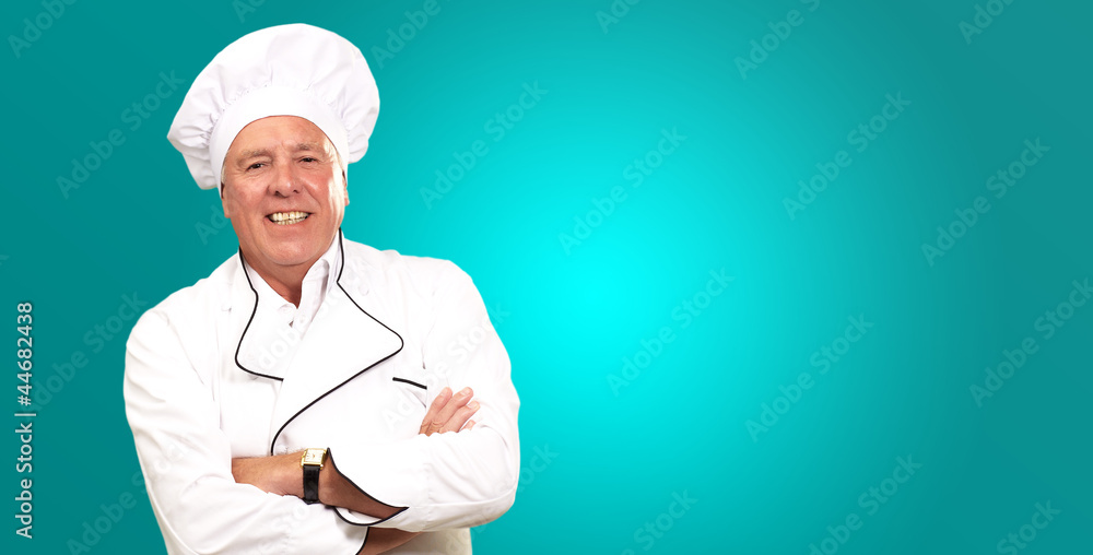 Portrait Of A Senior Male Chef Portrait Of A Senior Male Chef