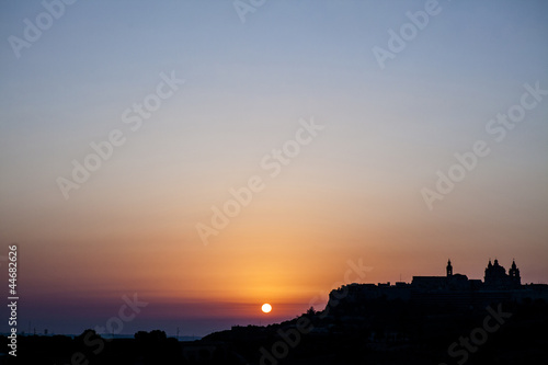 Sunrise over Mdina