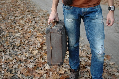 Fototapeta Autumn Men