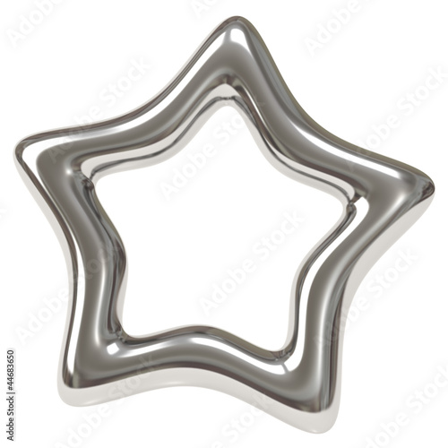 Silver star 3d