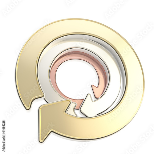 Circular copyspace emblem i...