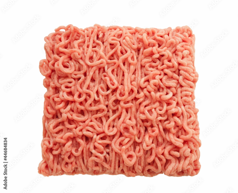 Minced meat isolated on white background Minced meat isolated on white background