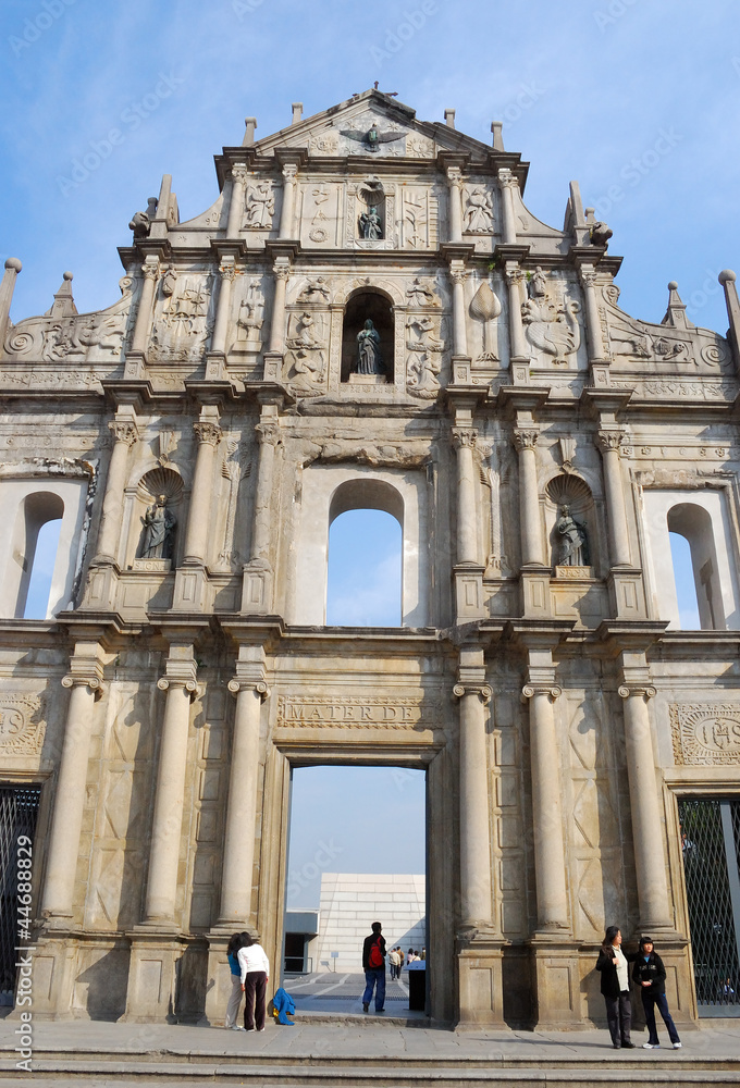 Obraz premium St. Paul's Cathedral, Macao