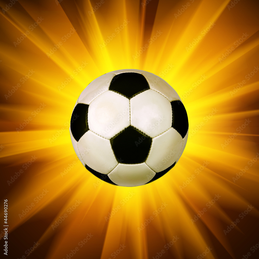 Naklejka premium ball on the light background