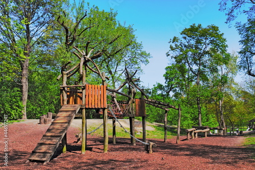 Canvas Print Berlin, Kinderspielplatz