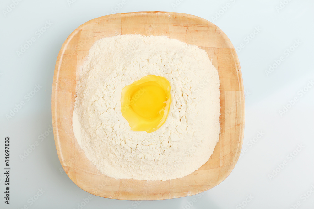 Different products to make bread Different products to make bread