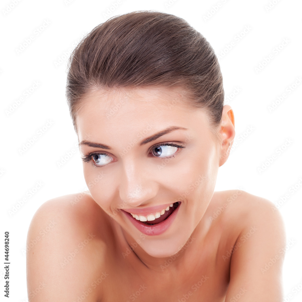young woman looking away young woman looking away
