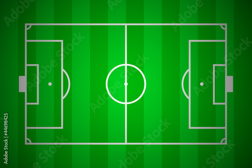 Soccer field layout