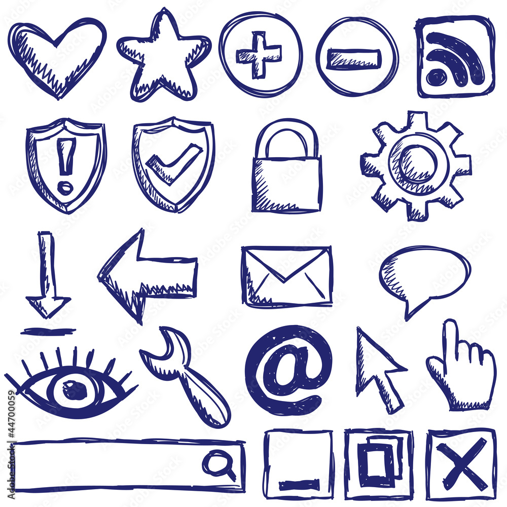 Set of nternet web icons Set of nternet web icons