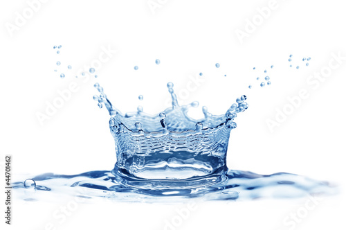 splash water isolated on white background