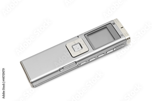 dictaphone isolated on white background