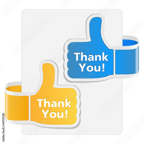 Thank you labels