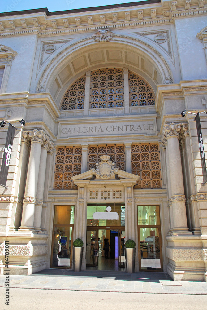Italy, Reggio Emilia Central Gallery entrance