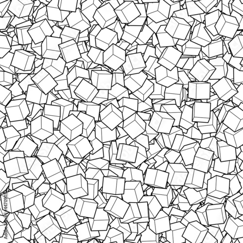 Seamless cubes background