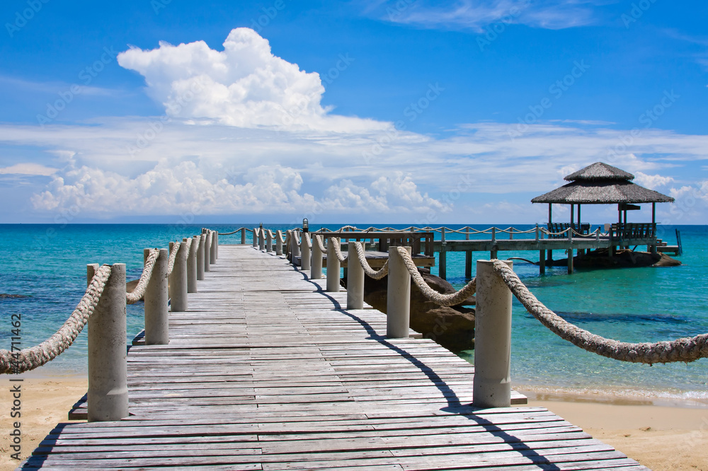 Beautiful tropical beach in Thailand