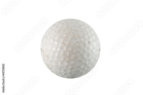 Golf ball on green