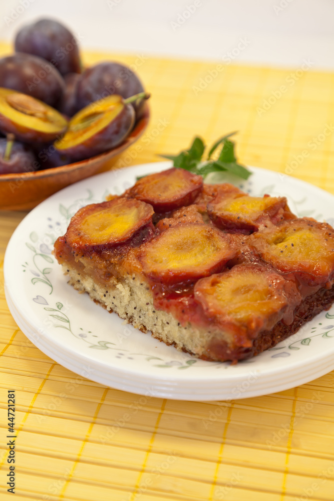 Cake with Plums Cake with Plums