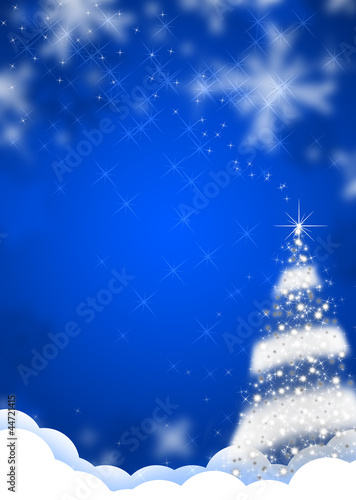 Winter abstract background