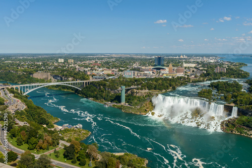 Niagara Falls  view from the Skylon Tower platforms © jgorzynik