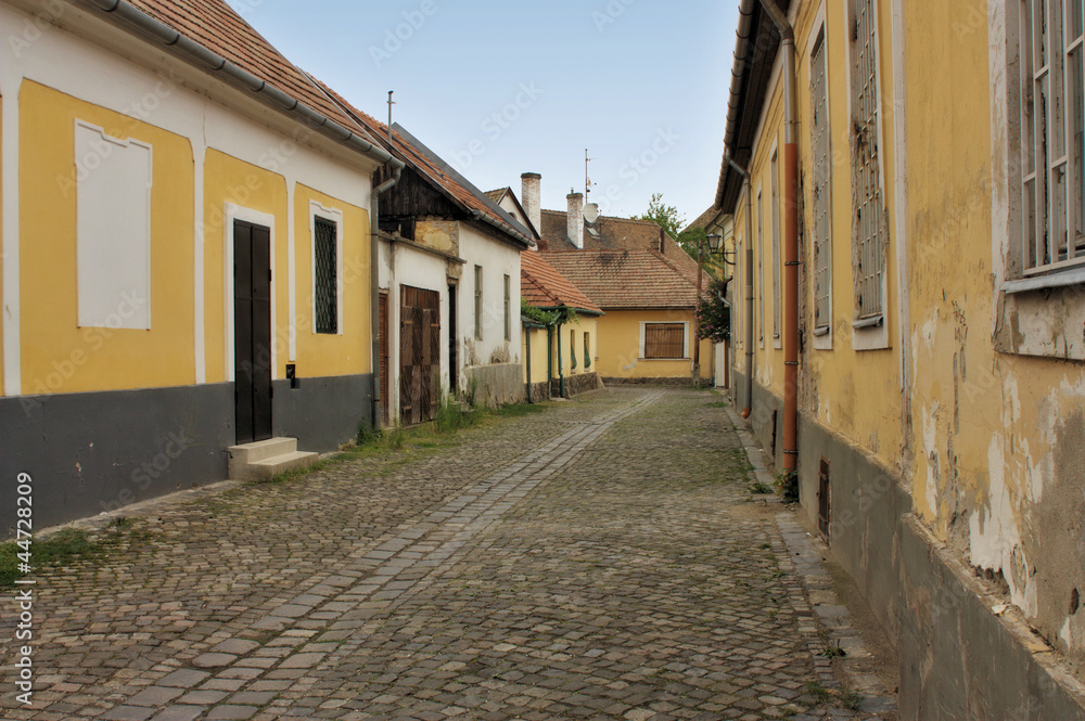 Typical European Alley in Szentendre Hungary