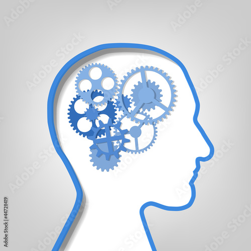 gears in the contour the human head