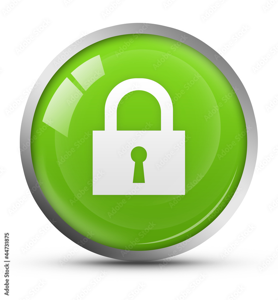 Glossy lock icon Glossy lock icon