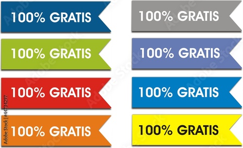 étiquette 100% gratis