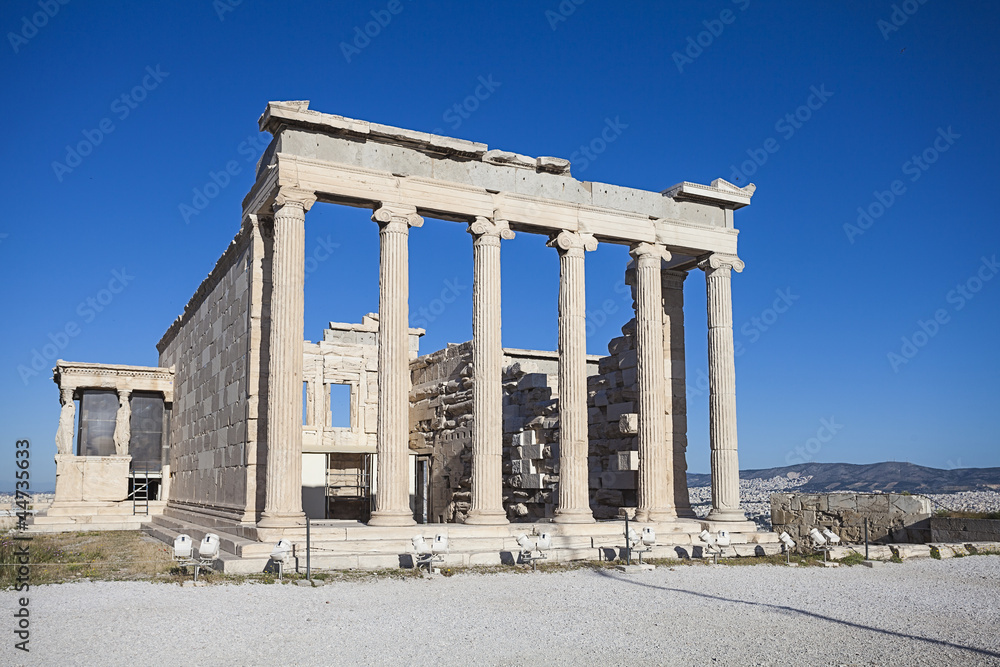 Erechtheion,Acropolis of Athens in Greece