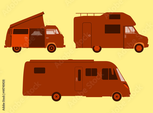 Motorhome Silhouette