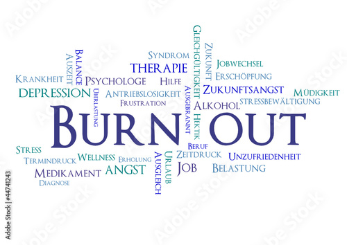 Burn Out blau