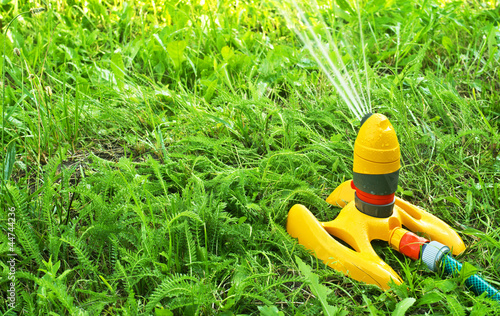 garden sprinkler, irrigation sistem photo