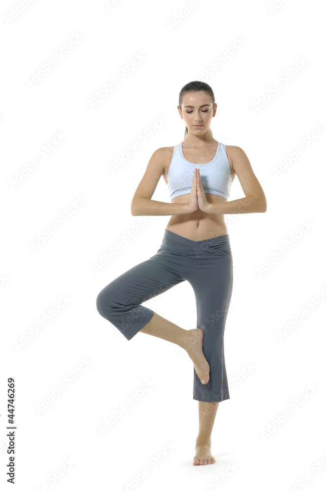 Girl doing yoga Girl doing yoga