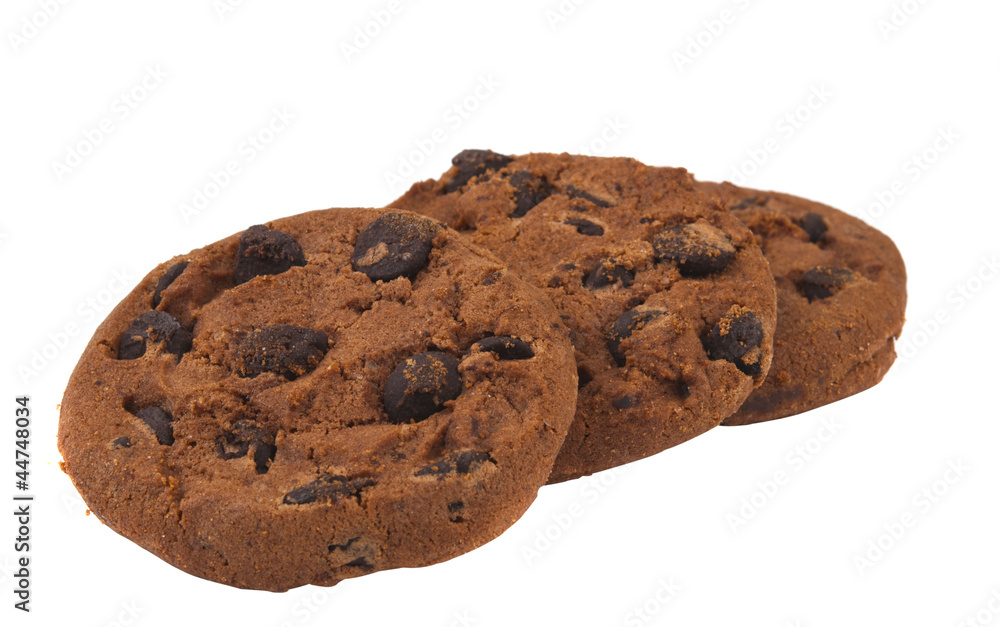 Cookies with chocolate drops Cookies with chocolate drops