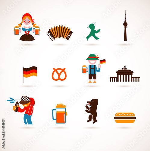 collection of Germany icons
