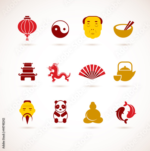 collection of China icons