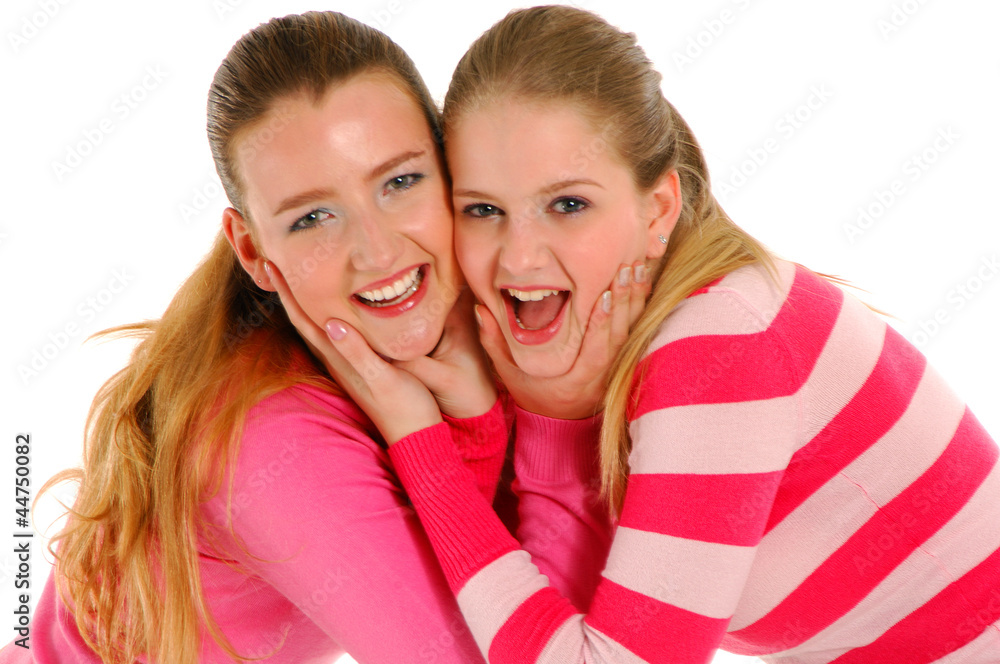 face of three beautiful teenagers laughing and having fun face of three beautiful teenagers laughing and having fun