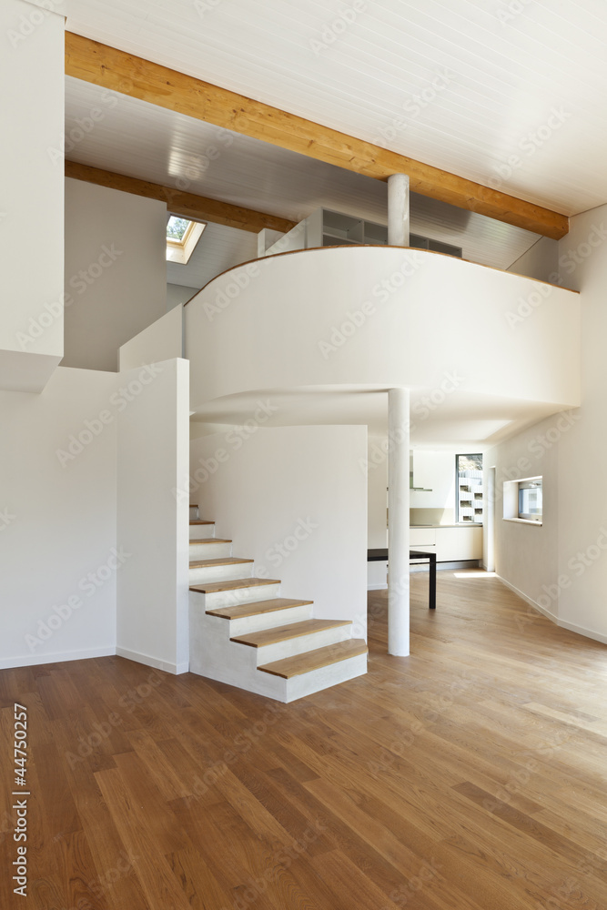 interior modern house, large open space interior modern house, large open space