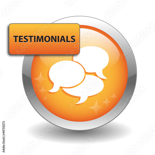 TESTIMONIALS Web Button (customer satisfaction experience)
