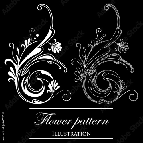 Vector flowers patterns