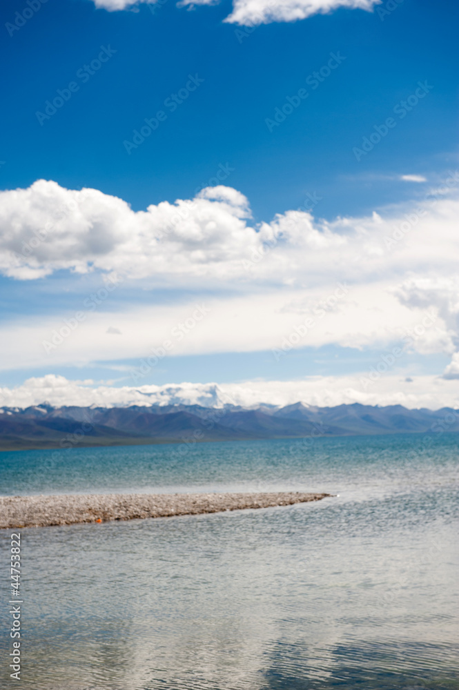 tibet lake in summer