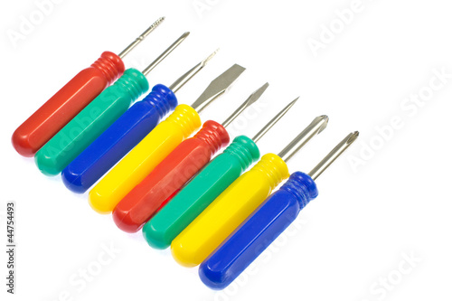 colorful screwdrivers set