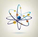 atom structure icon
