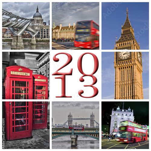 2013  collage Londres couleur