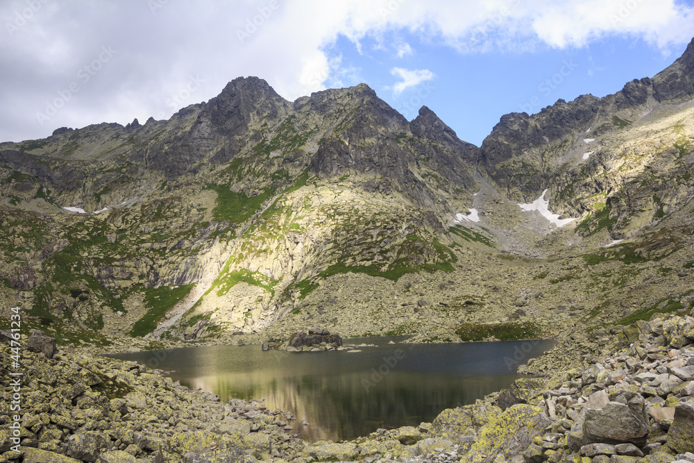 Żabia dolina Białczańska, Żabi Staw, Tatry, SLowacja