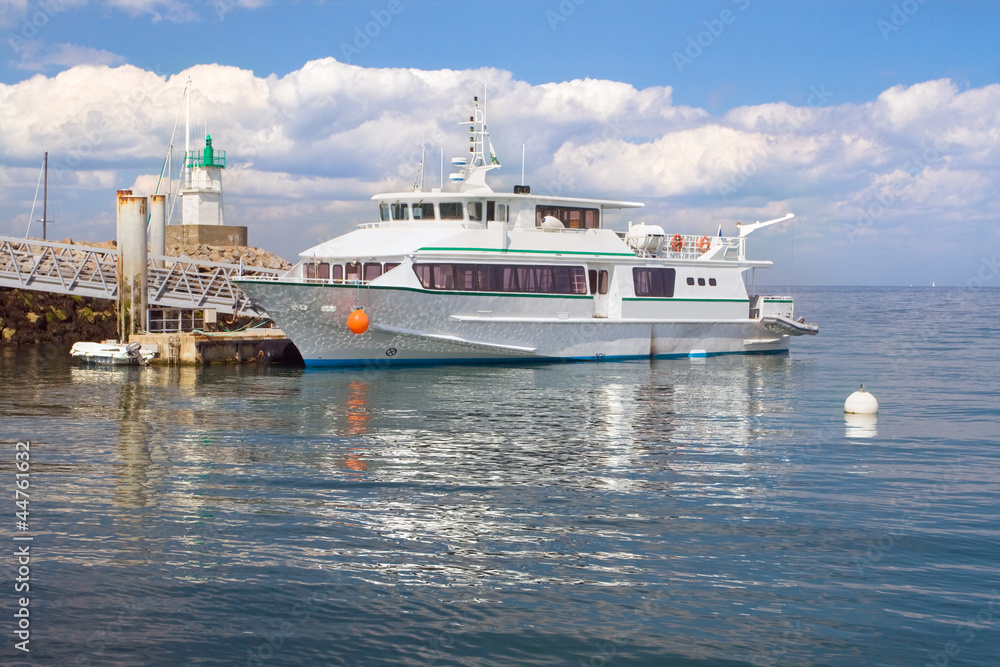 main ferry of Sauzon in the island - Belle Ile en Mer