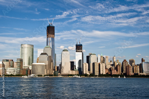 Downtown Manhattan et la Freedom tower -New York © Delphotostock