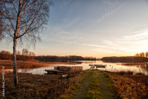 Autumn morning in Sweden © rolf_52